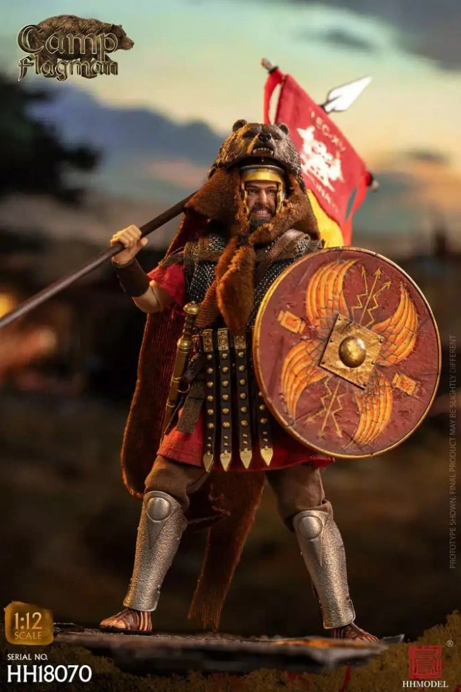 Figurka Roman Camp Flagman 1/12 Action Figure
