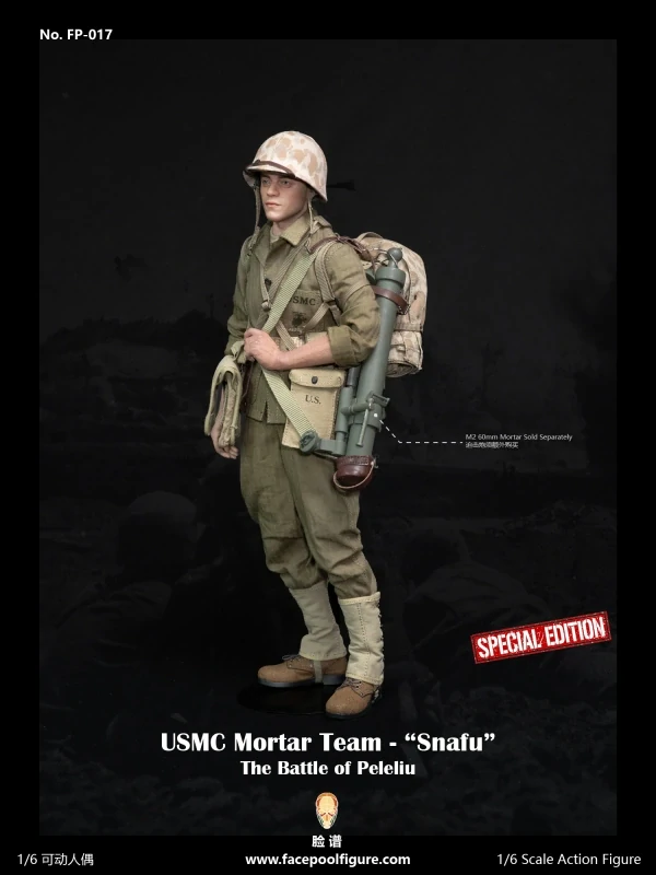 Figurka Merriell "Snafu" Shelton - The Pacific (USMC Mortar Team) 1/6 Action Figure