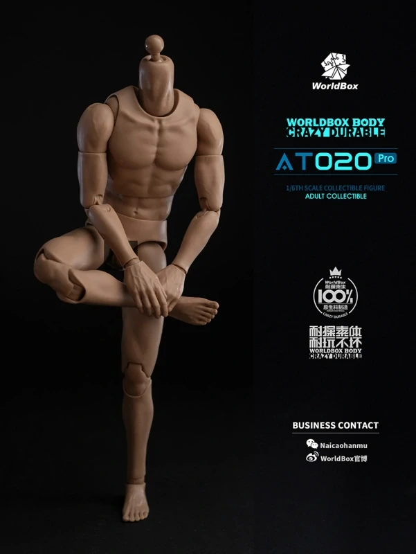 Tělo pro 1/6 figurky Durable Caucasian Male Body