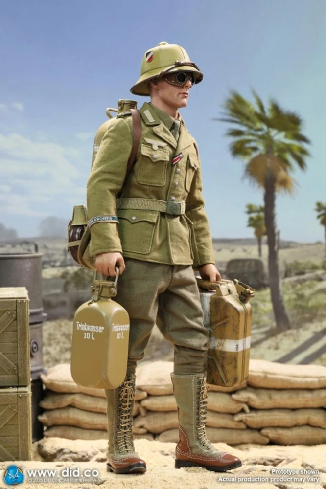 Figurka Supply Duty Ishaan & Panzer Commander Stauffenberg -  WWII German Africa Corps 1/6 Action Figure