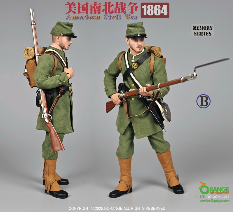 Sada příslušenství pro 1/6 figurku American Civil War 1864 Set
