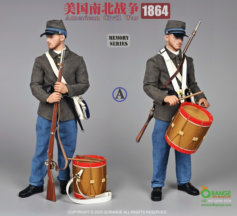 Sada příslušenství pro 1/6 figurku American Civil War 1864 Set