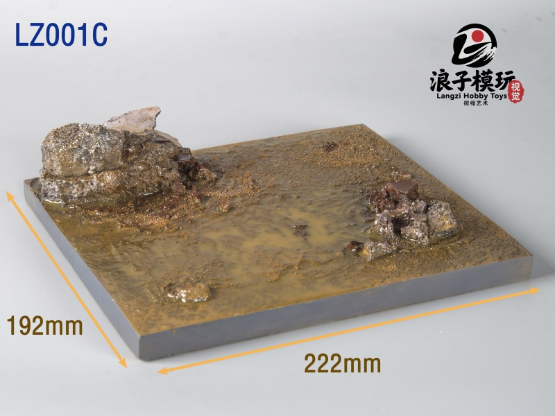 Stojánek pro figurky 1/6 Muddy Land Diorama Base