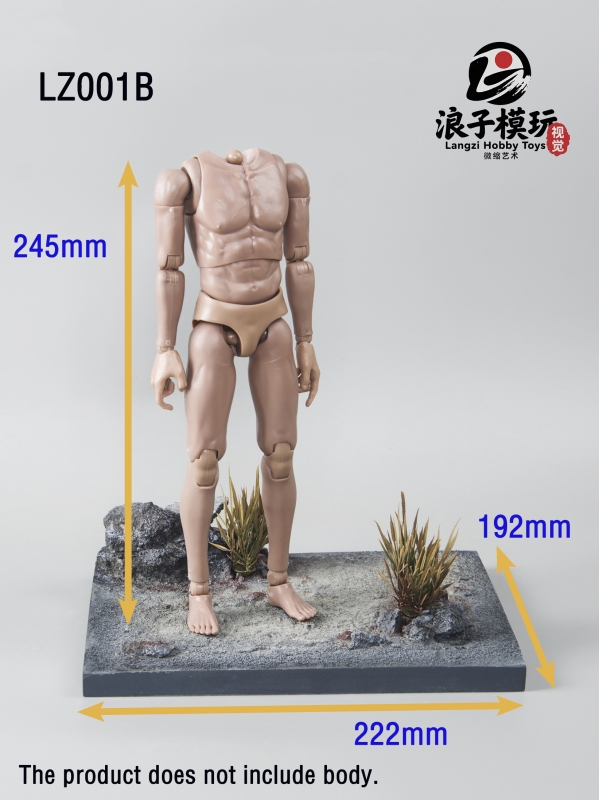 Stojánek pro figurky 1/6 Rocky Land Diorama Base