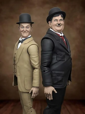 Figurky Laurel & Hardy 1/12 Action Figure 2-pack