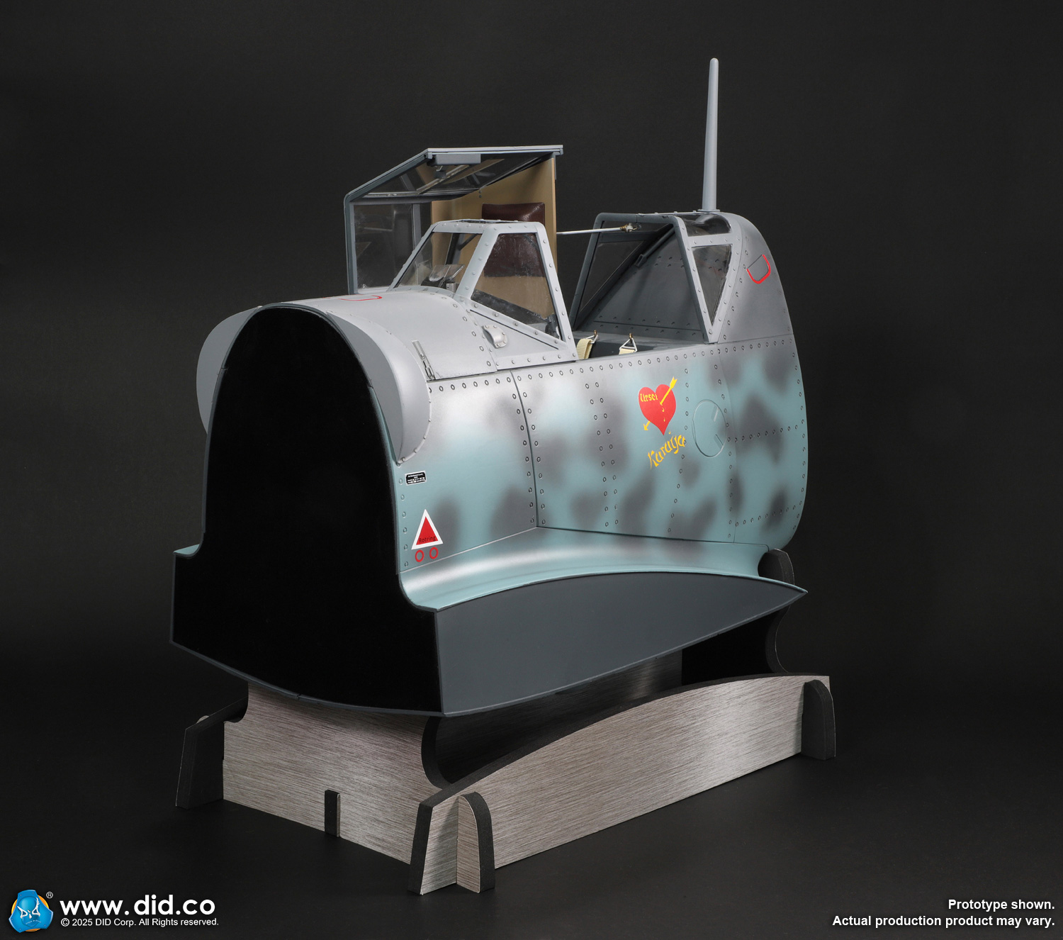 Diorama Bf-109G Cockpit (Grey Blue) 1/6