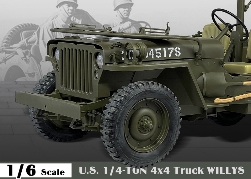 Automobil U.S. 1/4-Ton 4x4 Truck Willys 1/6