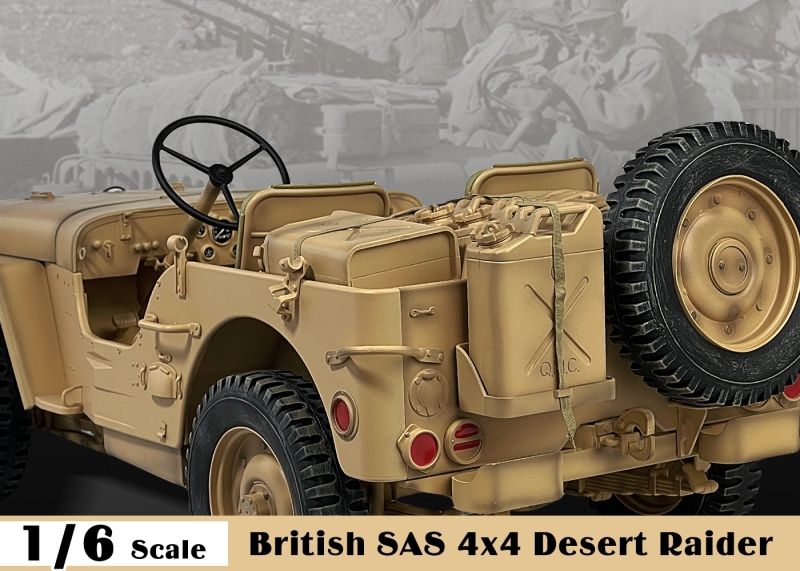 Automobil British SAS 4x4 Desert Raider 1/6