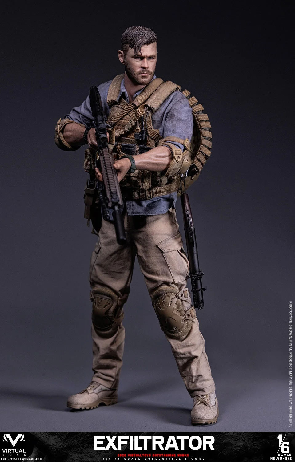 Figurka Tyler Rake (Exfiltrator) - Extraction 1/6 Action Figure