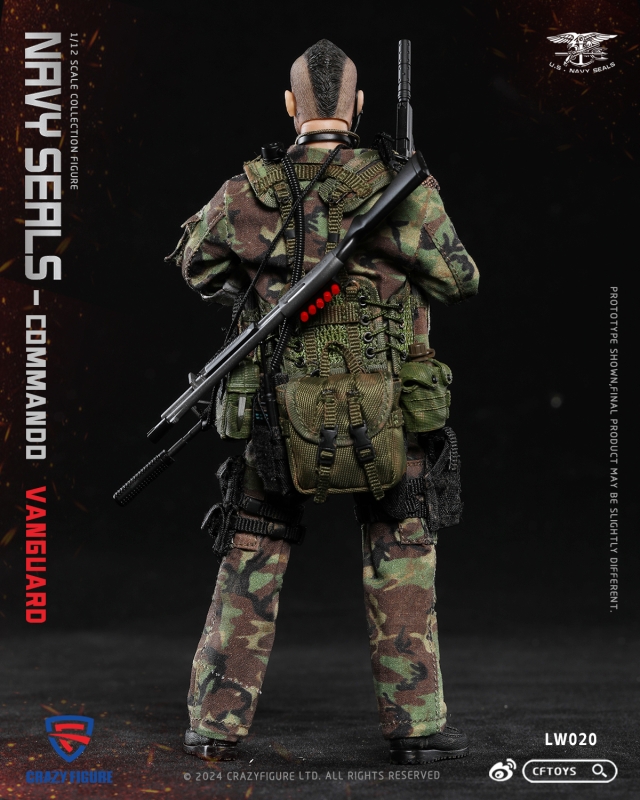 Figurka Kelly Lake (Commando Vanguard) - Navy Seals 1/12 Action Figure