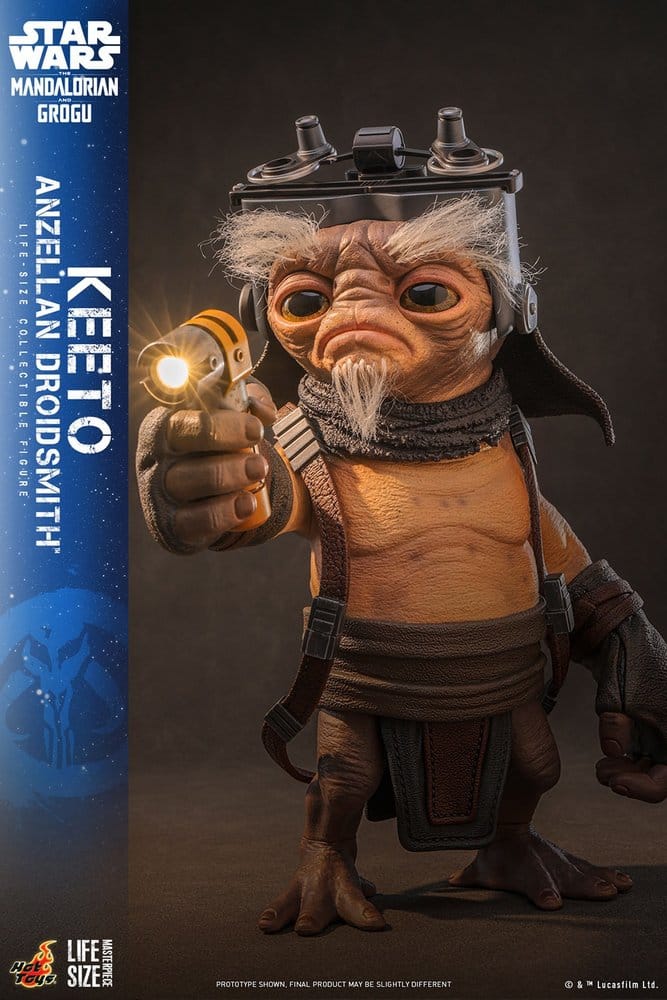 Figurka Keeto (Anzellan Droidsmith) - Star Wars: The Mandalorian & Grogu Life-Size Masterpiece Figure