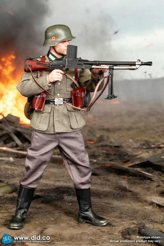 Figurka Friedrich - WWII German SS Polizei-Division ZB30 Gunner 1/6 Action Figure