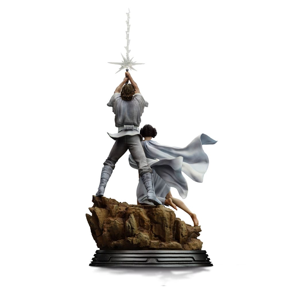 Soška Luke and Leia - Star Wars Deluxe Art Scale Statue 1/10