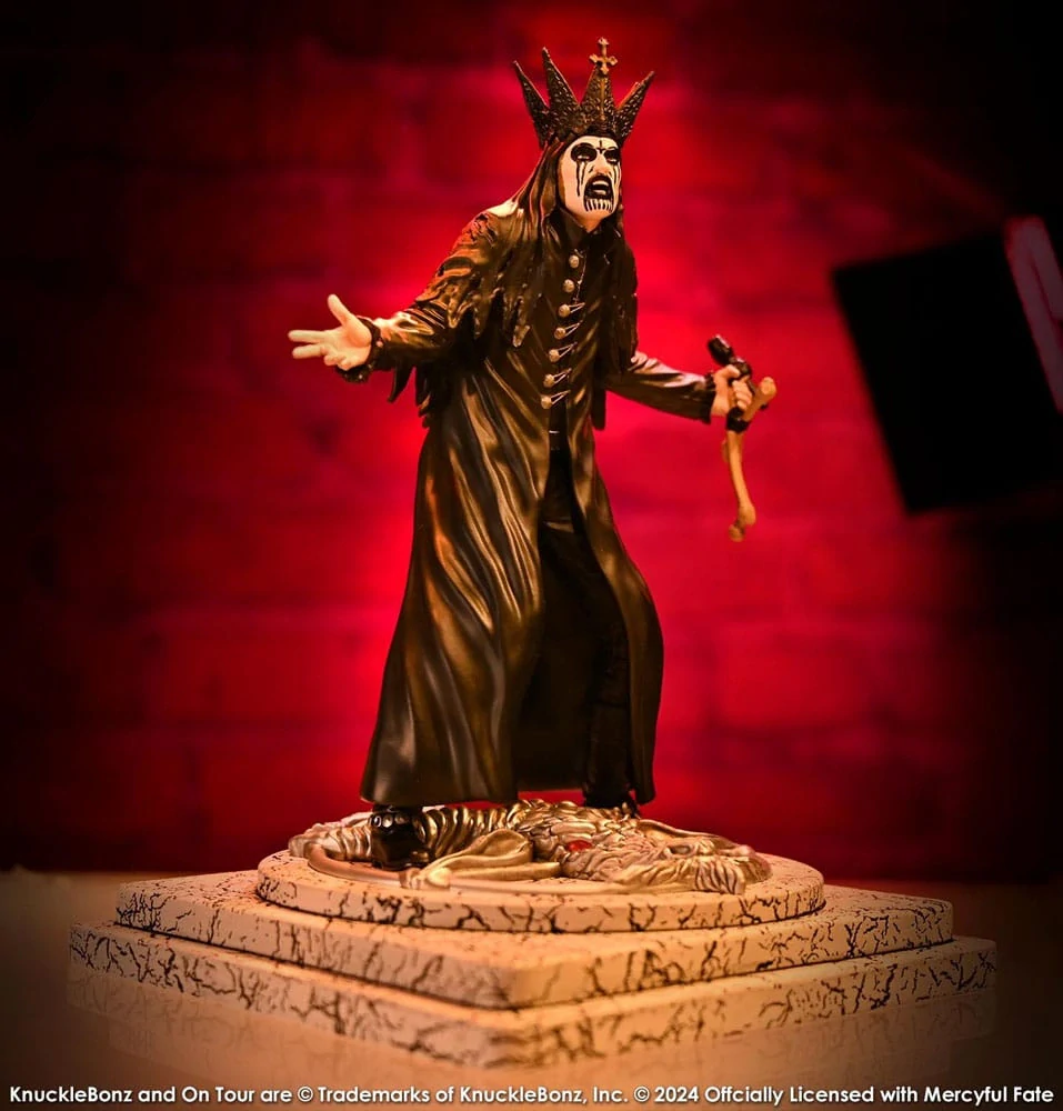 Soška King Diamond III (Black Version) - Mercyful Fate Rock Iconz Statue