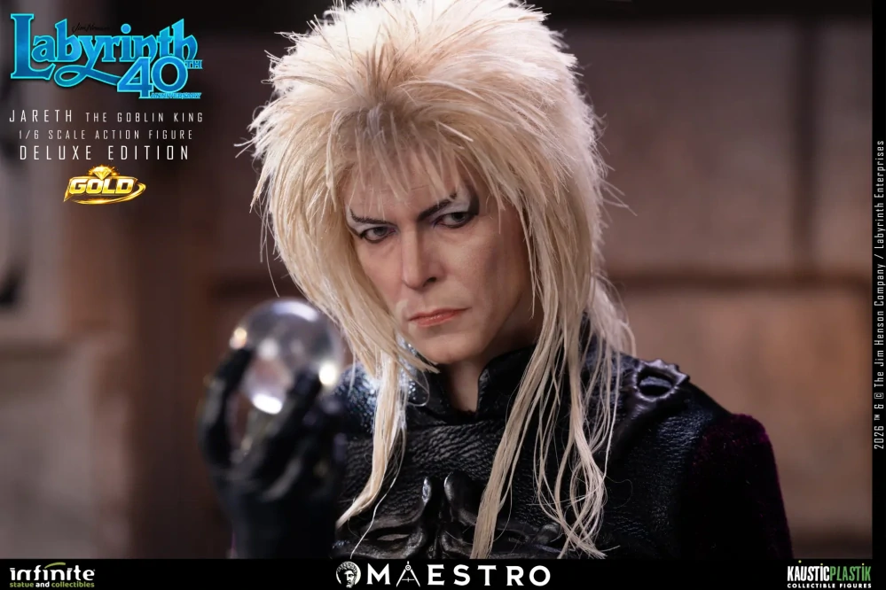 Figurka Jareth (David Bowie) The Goblin King - Labyrinth 1/6 Action Figure Deluxe Edition Gold