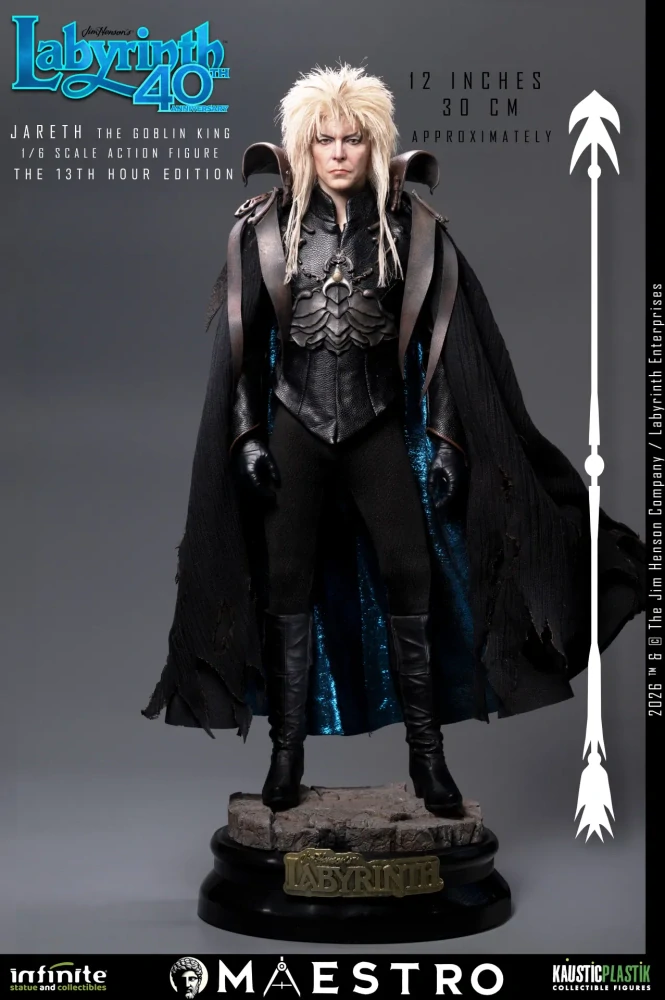 Figurka Jareth (David Bowie) The Goblin King - Labyrinth 1/6 Figure The 13th Hour Edition