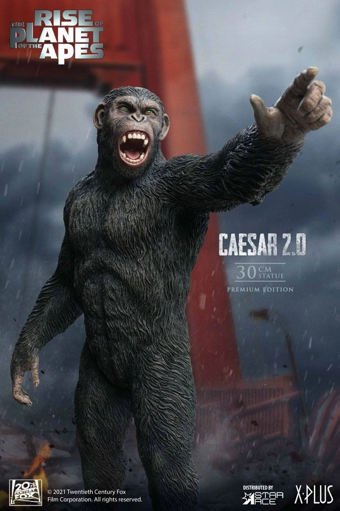 Soška Caesar 2.0 Deluxe Version - Rise of the Planet of the Apes Statue