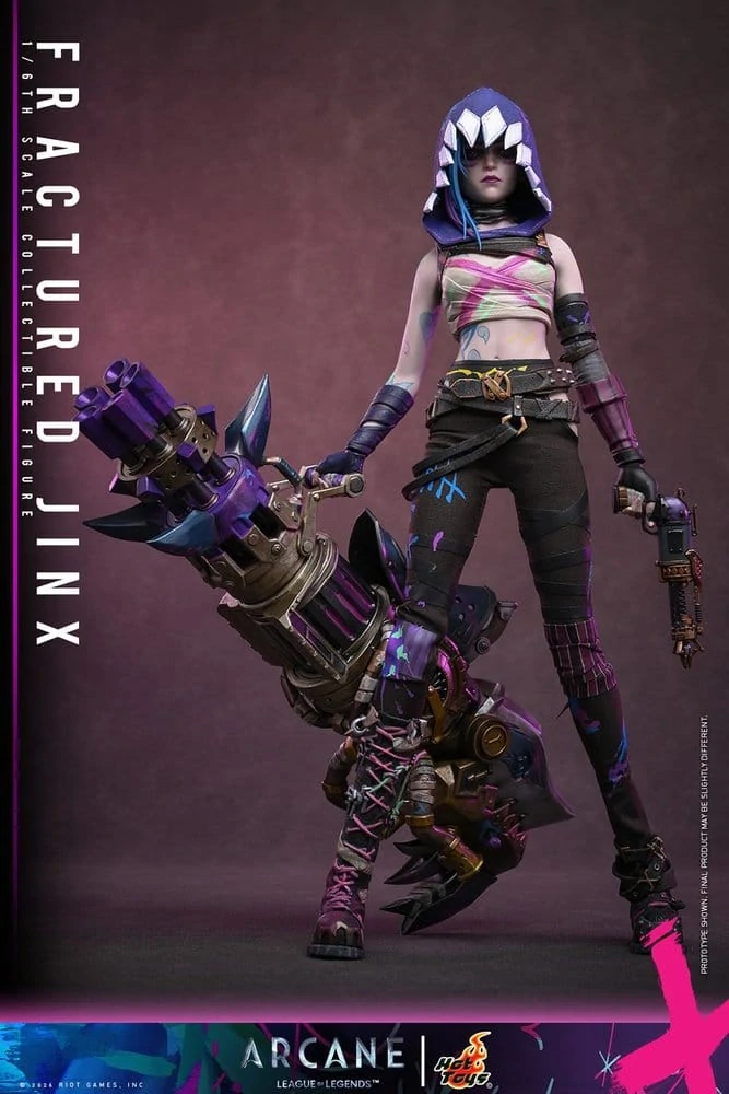 Figurka Fractured Jinx - Arcane: League of Legends 1/6 Action Figure