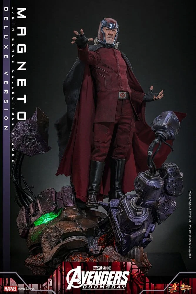 Figurka Magneto (Deluxe Version) - Avengers: Doomsday Action Figure 1/6