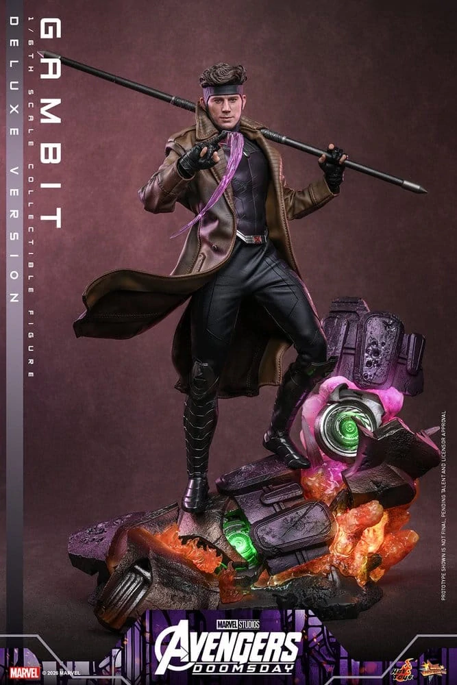 Figurka Gambit (Deluxe Version) - Avengers: Doomsday Action Figure 1/6