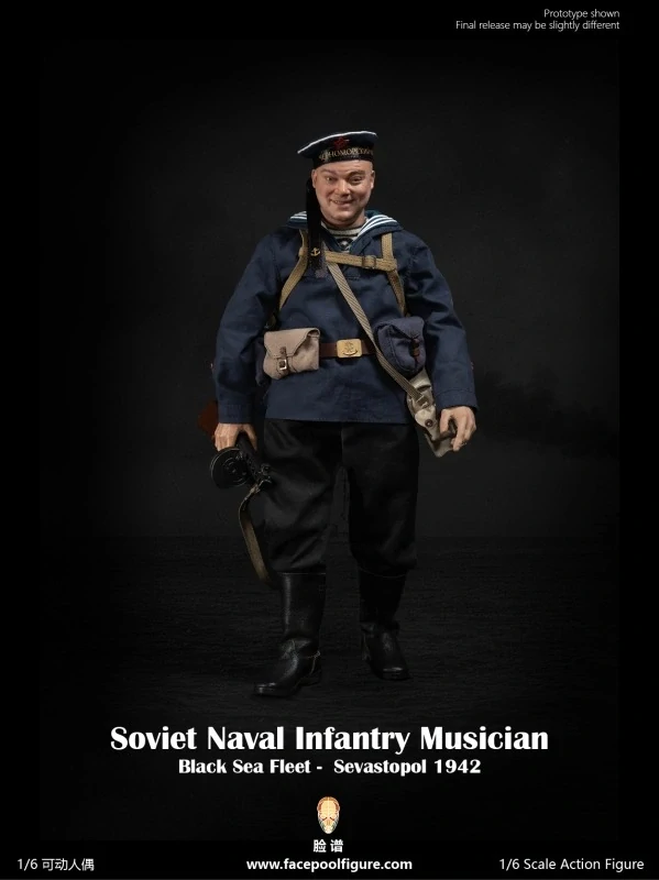 Figurka Soviet Naval Infantry Musician - Black Sea Fleet Sevastopol 1942 Action Figure 1/6