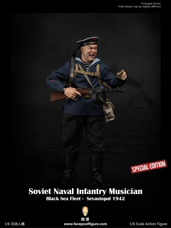 Figurka Soviet Naval Infantry Musician (Special Edition) - Black Sea Fleet Sevastopol 1942 Action Figure 1/6