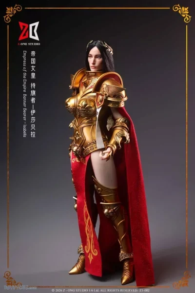 Figurka Isabella (Alloy Imperial Empress Standard-Bearer Isabella) - Warhammer 40,000: Inquisitor 1/6 Action Figure
