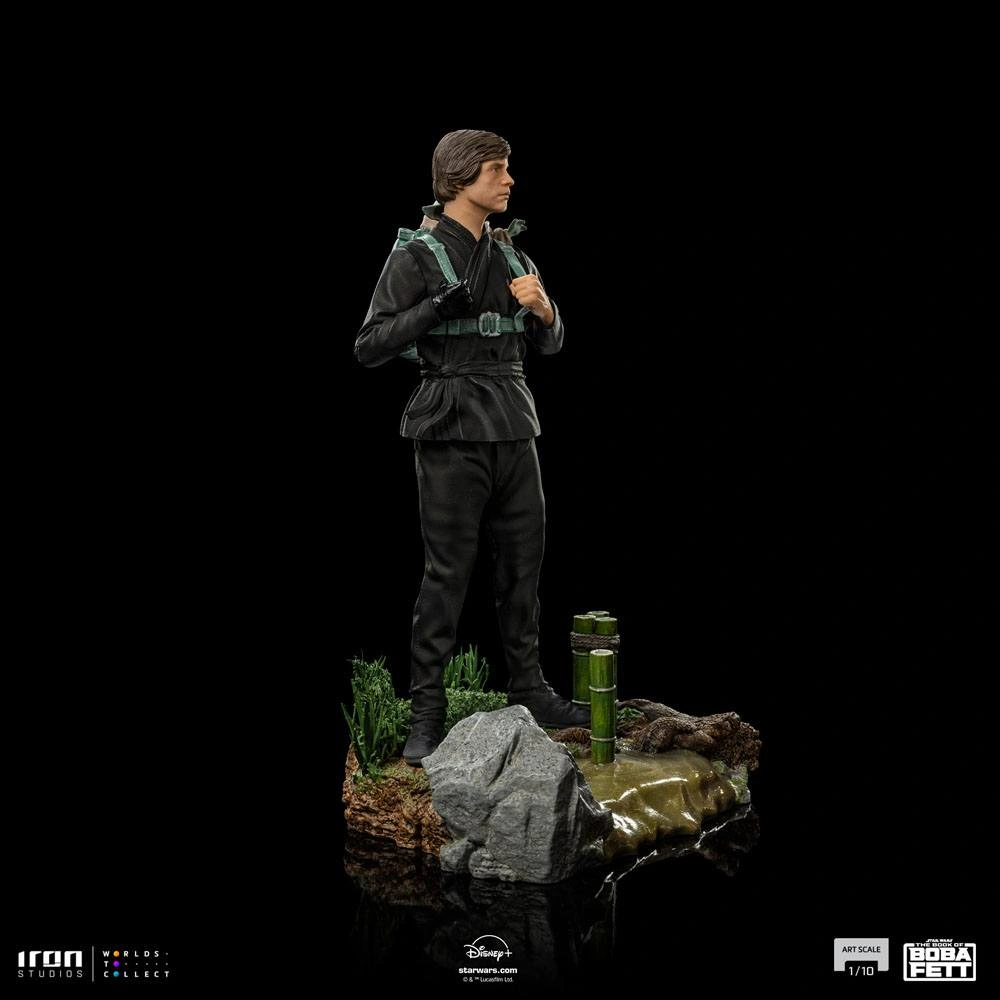 Soška Luke Skywalker & Grogu Training - Star Wars Book of Boba Fett Art Scale Statue 1/10