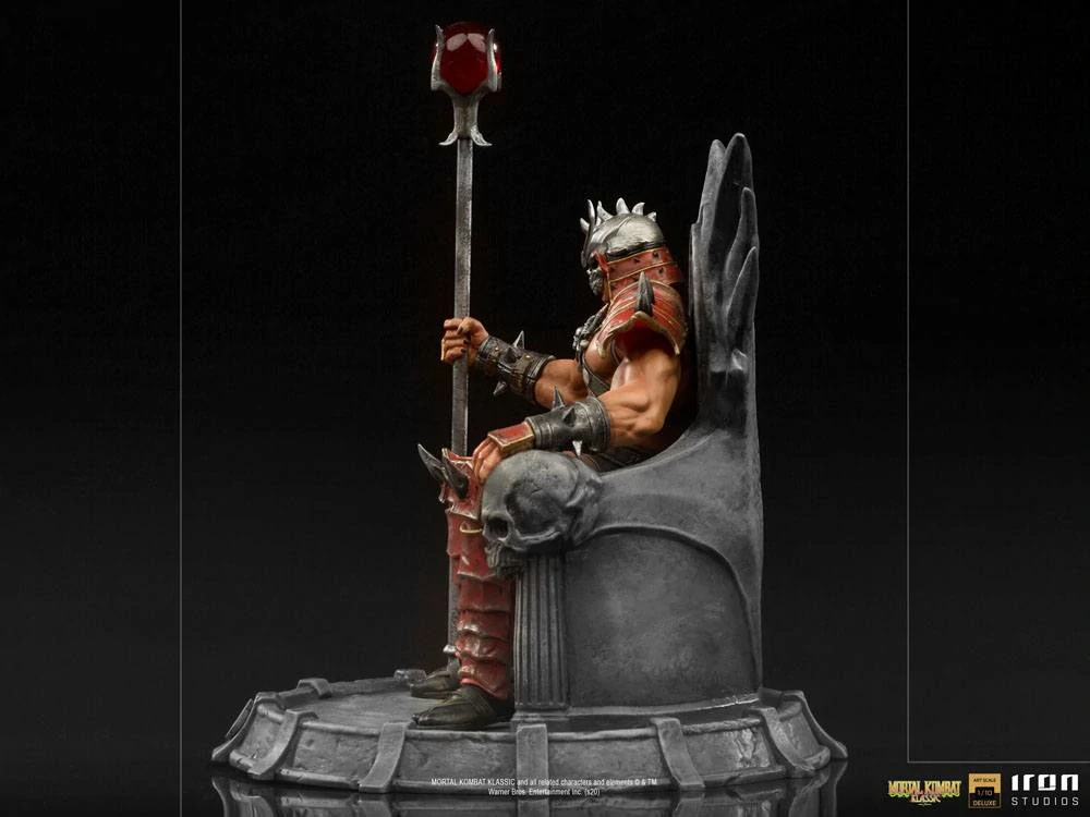 Soška Shao Khan - Mortal Kombat Deluxe BDS Art Scale Statue 1/10