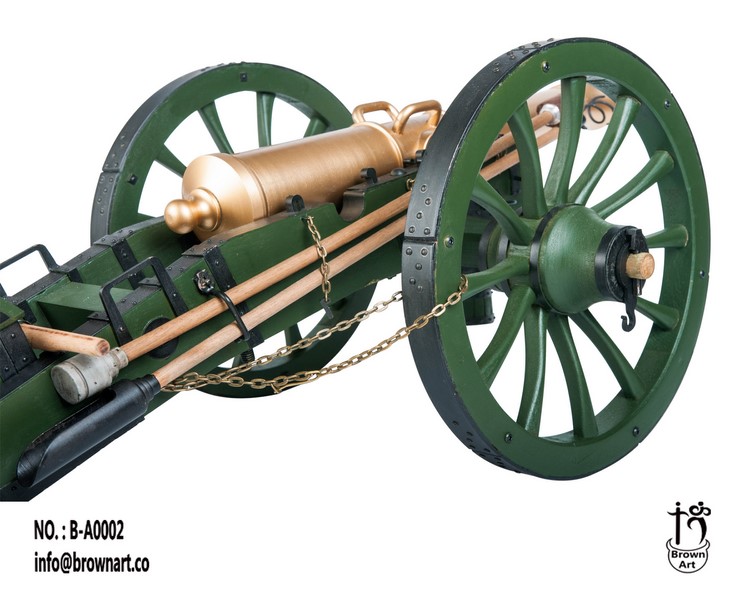 Dělo French Gribeauval 12 Pounder Cannon 1/6 Military Replica