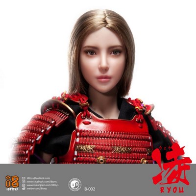 Figurka Ryou Female Samurai in Red Armor 1/6 Action Figure