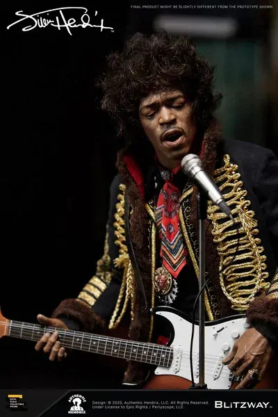 Figurka Jimi Hendrix Action Figure 1/6