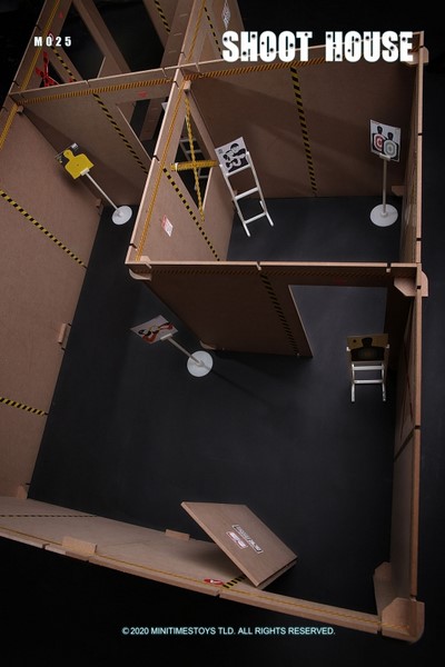 Diorama pro 1/6 figurky Shoot House 