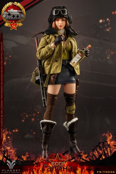 Figurka Galina - Soviet Tank Lieutenant 1/6 Action Figure