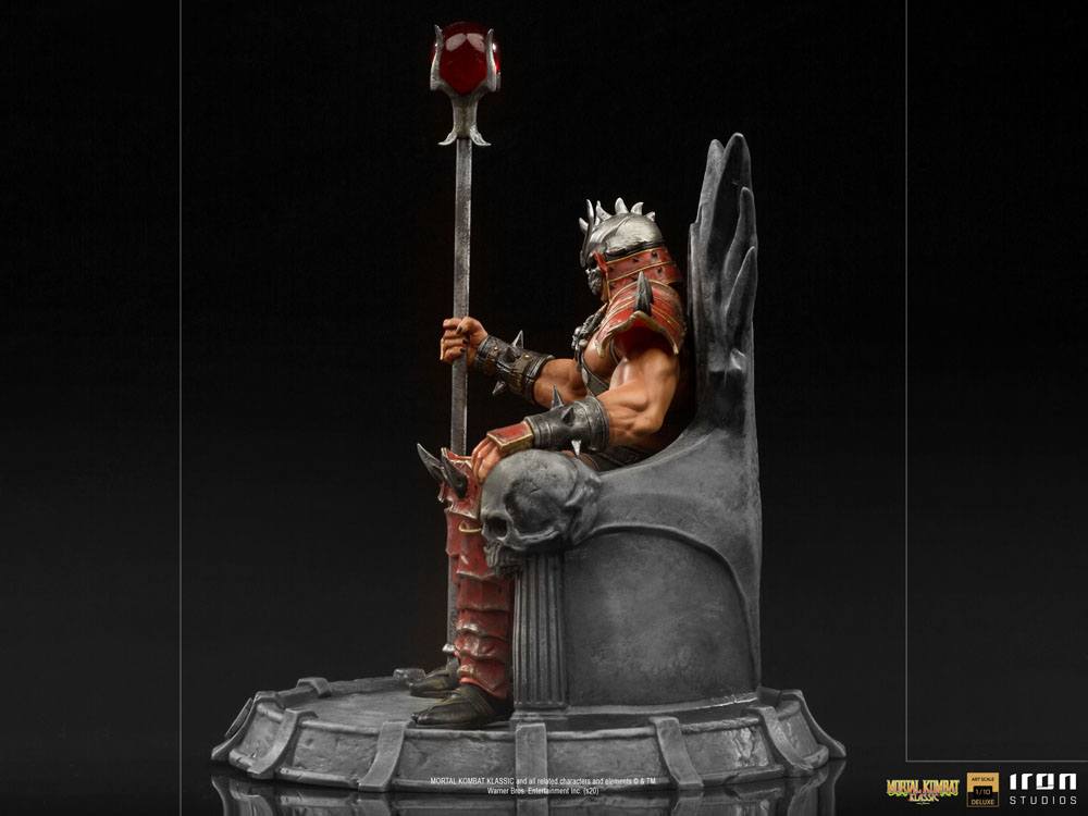 Soška Shao Khan - Mortal Kombat Deluxe BDS Art Scale Statue 1/10