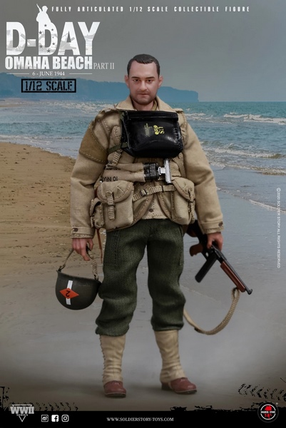 Figurka Captain - WWII U.S. 2nd Ranger Battalion 1/12 Scale Figure