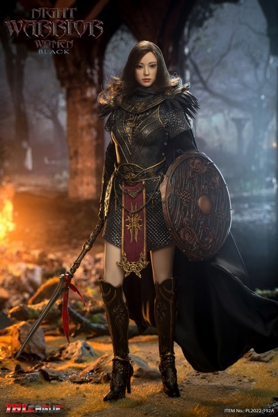 Figurka Night Warrior Women (Black) 1/6 Action Figure