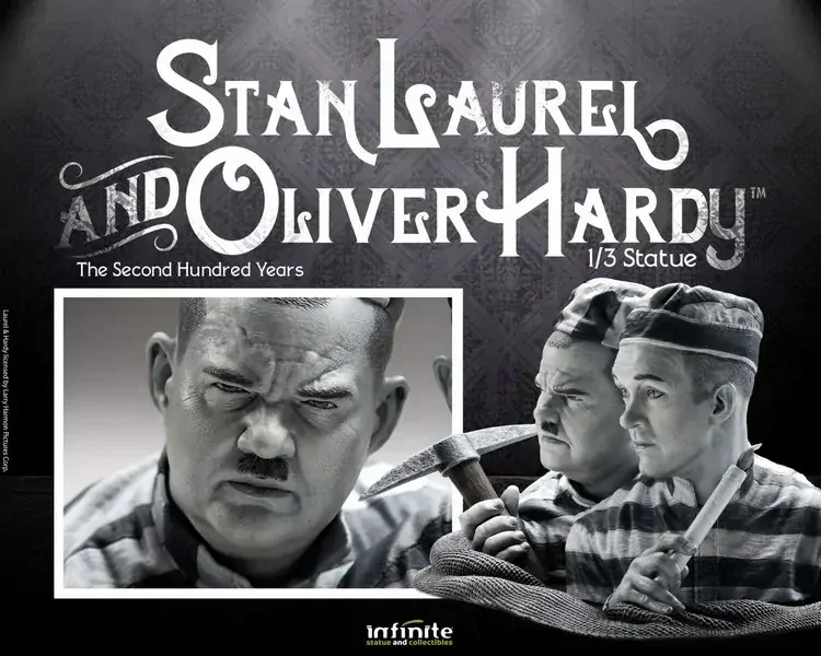 Soška Stan Laurel & Oliver Hardy 1/3 Statue