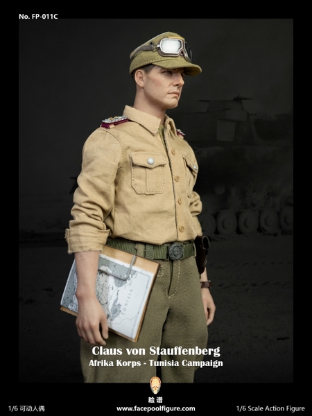 Figurka Claus Von Stauffenberg Afrika Korps Tunisia Campaign - Operation Valkyrie July 20 1944