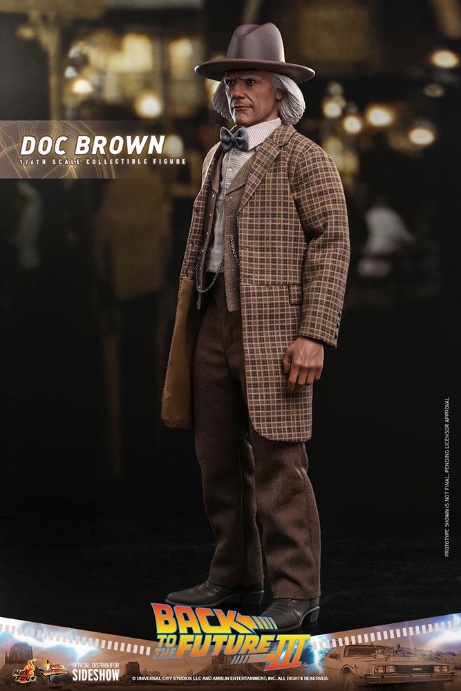 Figurka Doc Brown - Back To The Future III Movie Masterpiece Action Figure 1/6