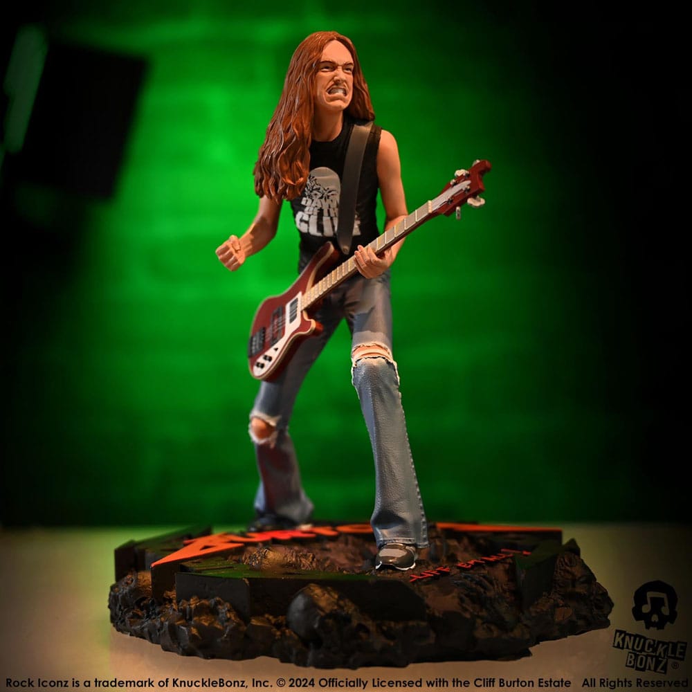 Soška Cliff Burton II Metallica Rock Iconz Statue