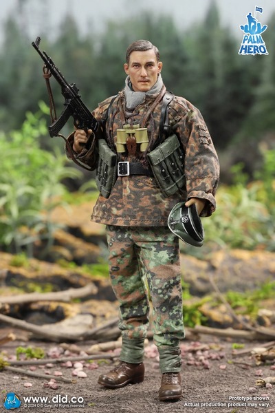Figurka Lieutenant Rainer - German 12th Panzer Division Infantry 1/12 Palm Hero Series