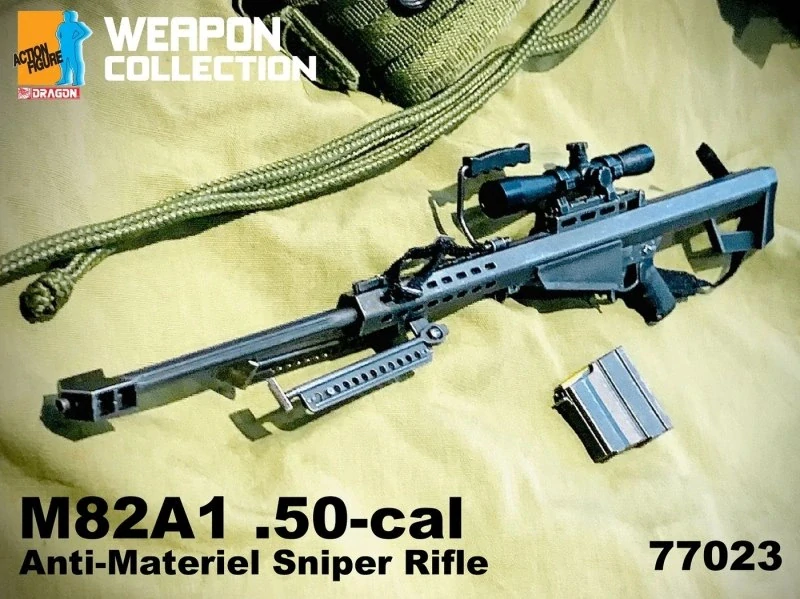 Zbraň pro 1/6 figurky Caliber 50 M82A1 Anti-Materiel Sniper Rifle (Black)