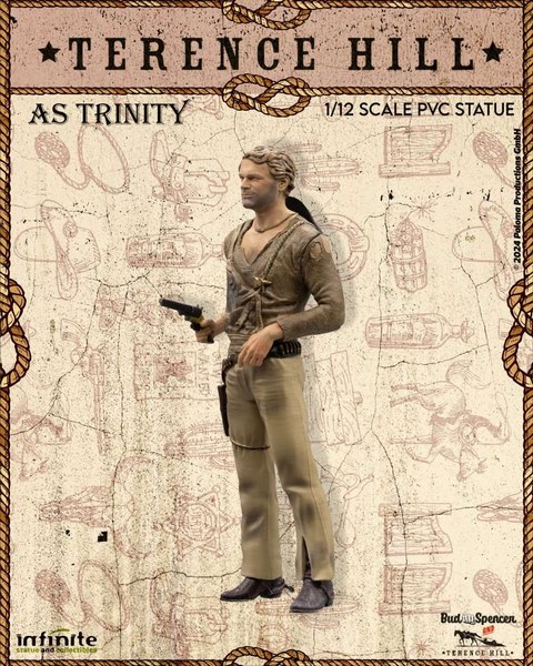 Soška Terence Hill as Trinity 1/12 PVC Statue