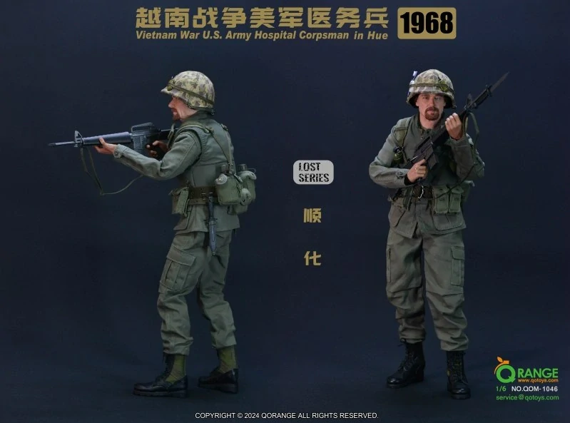 Figurka U.S. Army Hospital Corpsman in Hue 1968 - Vietnam War 1/6 Action Figure