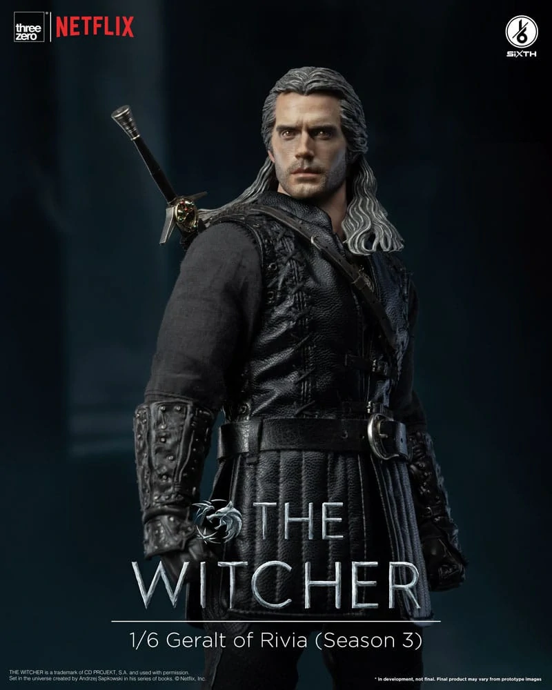 Figurka Geralt of Rivia - The Witcher Season 3 Action Figure 1/6