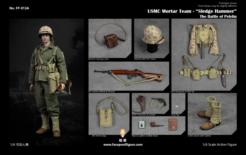 Figurka Eugene Sledge - The Pacific (USMC Mortar Team Sledge Hammer) 1/6 Action Figure
