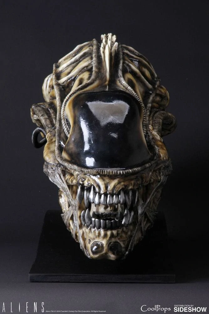 Soška Alien Warrior Head - Aliens Replica 1/1