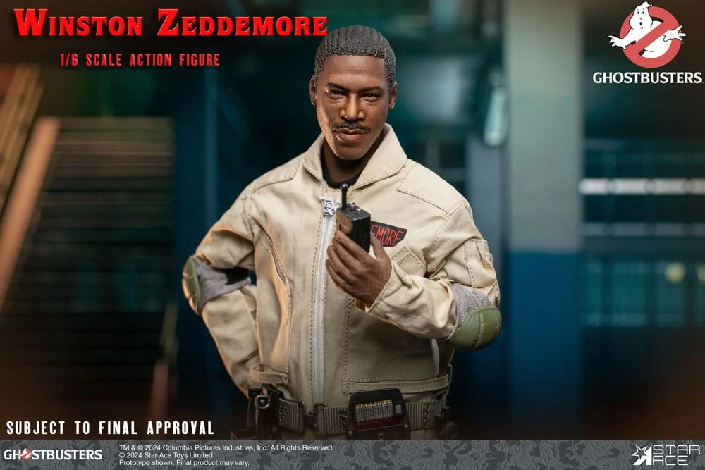 Figurka Winston Zeddemore - Ghostbusters (1984) Action Figure 1/6