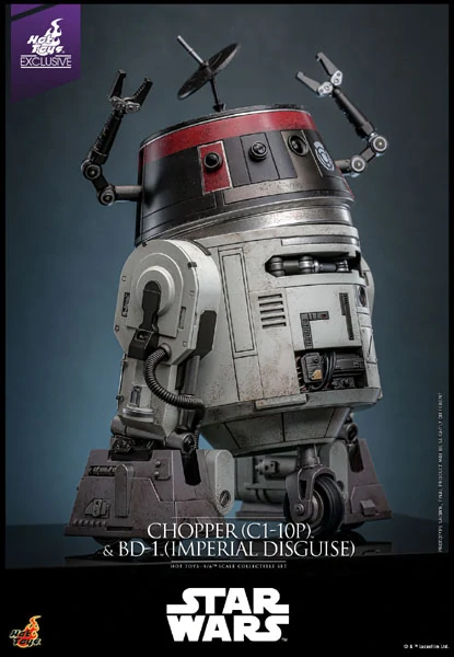 Figurky Chopper (C1-10P) & BD-1 (Imperial Disguise) - Star Wars 1/6 Action Figure
